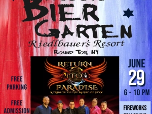 STYX Tribute Band Performance and Fireworks at Nussy's Bier Garten