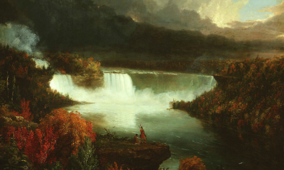 A Distant View of Niagara Falls by Thomas Cole
