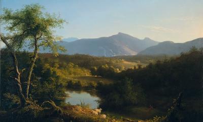 View Near The Village of Catskill by Thomas Cole