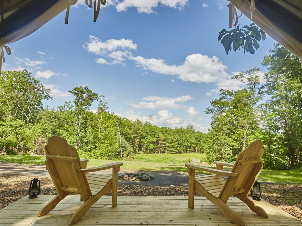 Glamping at the Old Catskill Game Farm Great Northern Catskills of