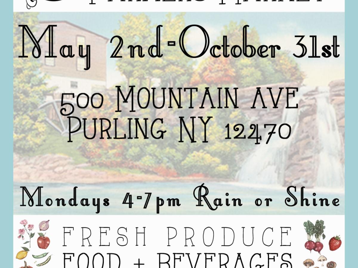 Shinglekill Falls Farmers Market | Great Northern Catskills of Greene County