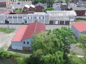 Aerial view of the Lumberyard