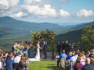 wedding at Hunter mtn