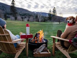 firepit with view