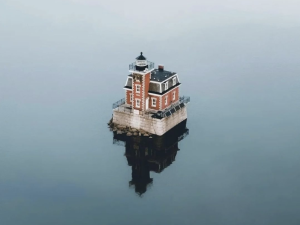 Hudson-Athens Lighthouse Aerial