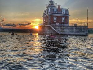 Hudson-Athens Lighthouse at Dusk