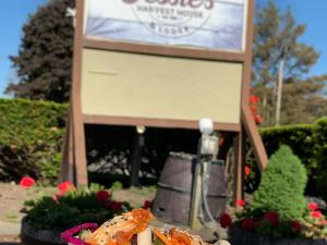 food and sign