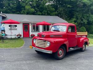 building and truck