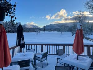 snowy deck in room 45