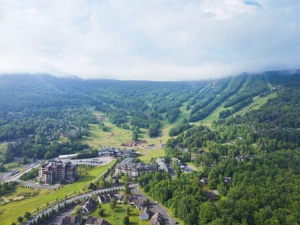 aerial view of windham mountain