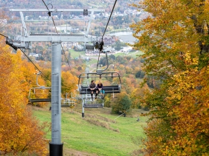 fall people on skyride