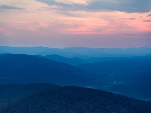 mountains and sunset