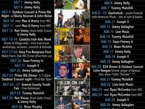 Gavins Summer Schedule 2025