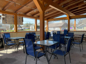 outdoor deck seating