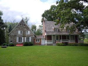 1663 Stone House and 1738 Brick House in Spring