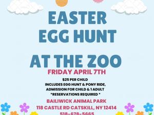 Easter Egg Hunt at Bailiwick Animal Park 
