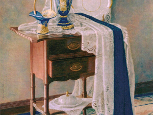 Among Falling Lace by artist Barry DeBaun at Windham Fine Arts