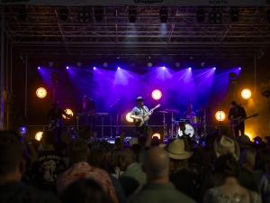 stage at night