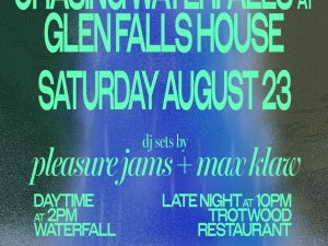 Chasing waterfalls at Glen Falls House