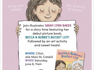 Citiot-childrens-book-event-sarah-lynn-baker-catskill-ny