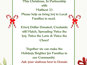 Operation Christmas wish in a non profit fundraiser to help local families 