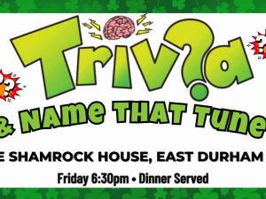 Friday Night Trivia and Name that Tune Shamrock House Catskills 