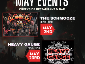 Creekside-May events schedule Promo
