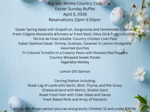 RVWCC Easter Buffet