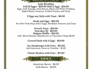 St Patrick's Day party Saturday March 14th 7:00 to 10:00 p.m. with the Kitty Kelly Band at Reilly's Bar & Restaurant East Durham