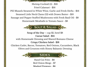 St Patrick's Day party Saturday March 14th 7:00 to 10:00 p.m. with the Kitty Kelly Band at Reilly's Bar & Restaurant East Durham