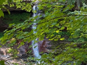 Chasing waterfalls at Glen Falls House