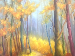 Golden Path by Mireille Duchesne, Windham Fine Arts