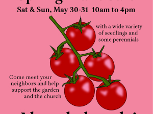 Spring Plant Sale - Halcott Community Garden, Sat & Sun, May 30 & 31, 10am to 4pm