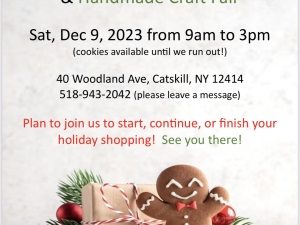 Homemade Holiday Cookie Sale & Handmade Craft Fair