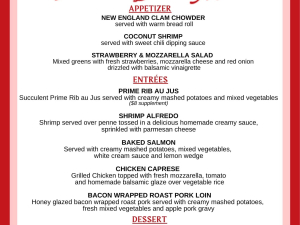 Valentine Dinner The Shamrock House East Durham NY