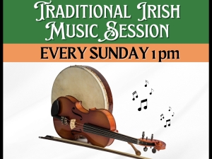 Traditional Irish Music Sunday Session Shamrock House East Durham NY