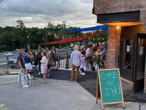 Left Bank Ciders anniversary party cidery