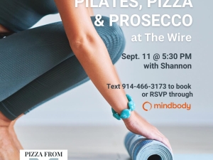  Pilates, Pizza & Prosecco at The Wire