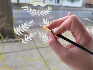 Victorian-Stroll-Window-Painting-Athens-NY