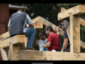 Maker Camp Timber Framing-Maker-Camp-east-durham 