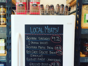 Mansion + Reed General Store menu board
