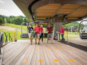 Hunter Mountain Scenic Skyride landing