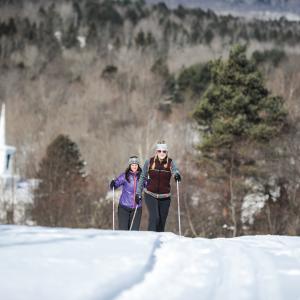 The view while XC skiing in the Catskills