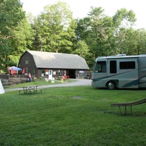 Indian Ridge RV next to playground