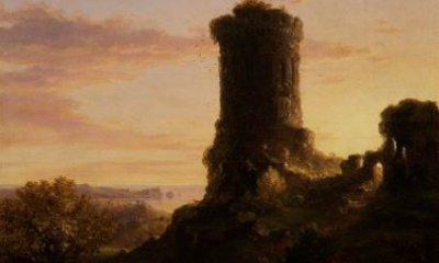 Landscape with Tower in Ruins by Thomas Cole