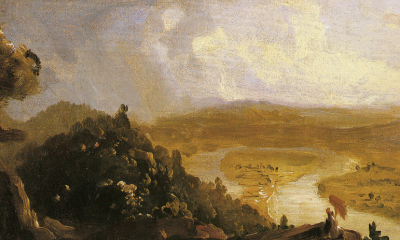 Sketch for View from Mount Holyoke, Northampton, Massachusetts, After A Thunderstorm (The Oxbow) by Thomas Cole