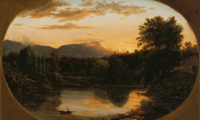 Sunset, View on the Catskill by Thomas Cole