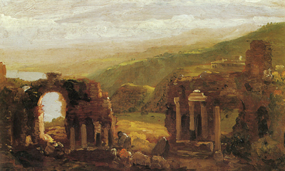 The Ruins at Taormina by Thomas Cole