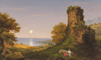Tower with Moonlight by Thomas Cole