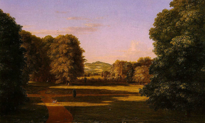 The Gardens of the Van Rensselaer Manor House by Thomas Cole